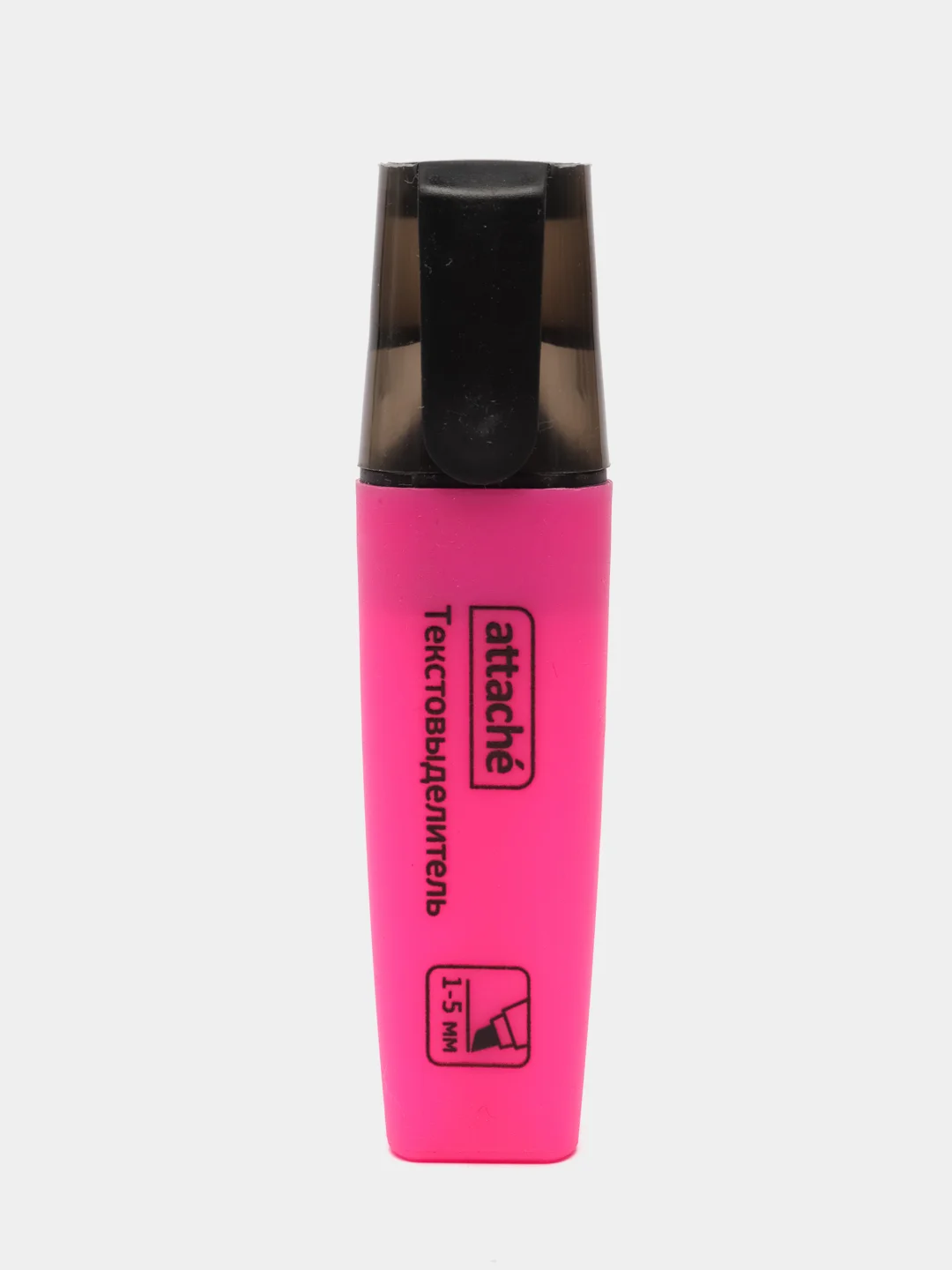 Розовый маркер текстовыделитель Attache Colored 1-5мм