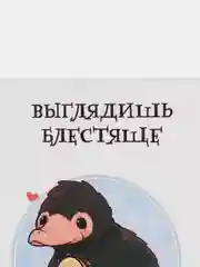 Золотой открытки "Гарри Поттер"