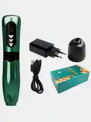 Зеленый беспроводная машинка для татуажа и тату Bronc Seraphic Wireless Pen For PMU & Tattoo