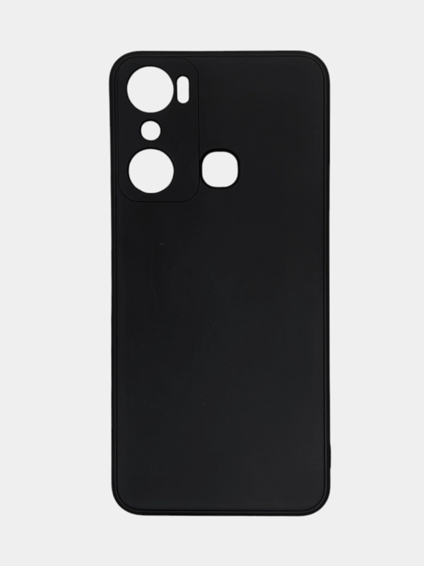 Чехол Infinix Hot 20i, Инфиникс Хот 20Ай, черный, силиконовый