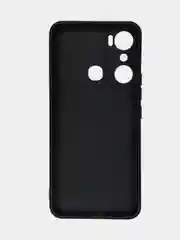 Чехол Infinix Hot 20i, Инфиникс Хот 20Ай, черный, силиконовый