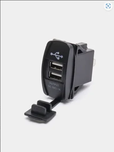 Оранжевый розетка USB 3.1А