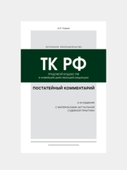 Постатейный комментарий к Трудовому кодексу РФ 2-е издание, Александр Чашин