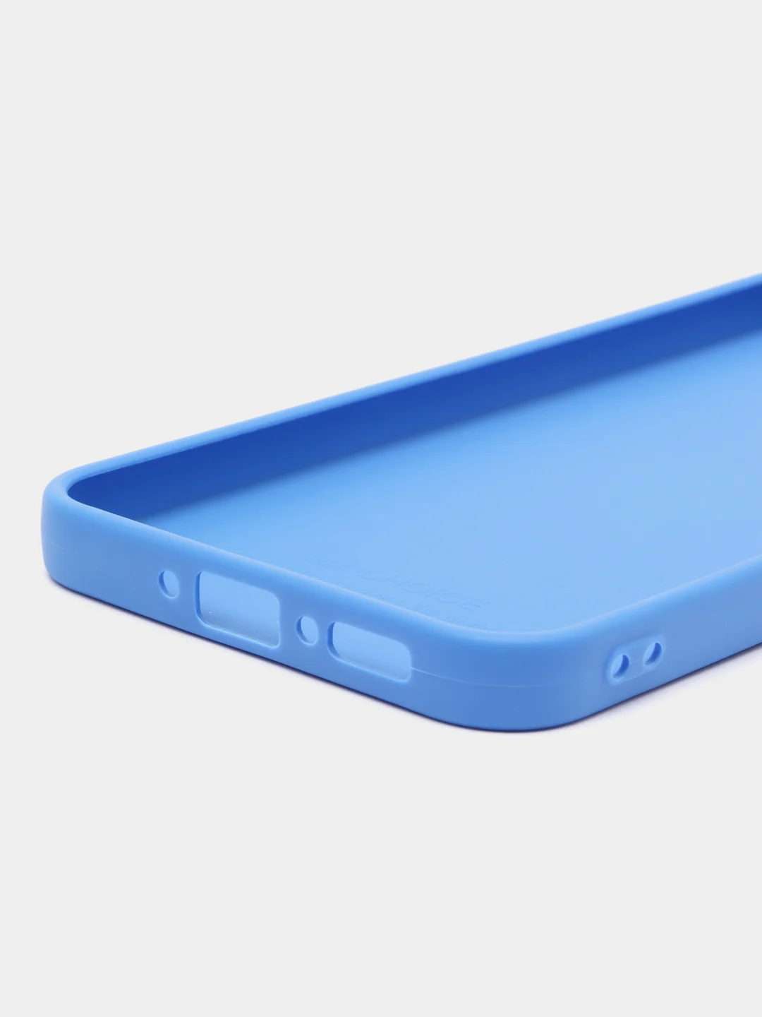 Синий чехол-накладка для Samsung A13, A33, A24, A34, A54, A53, A05s цветной силикон