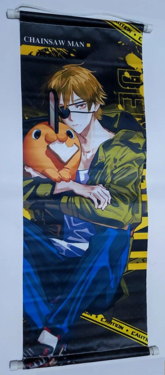 Тканевый гобелен-постер "Chainsaw Man" (Человек-Бензопила)