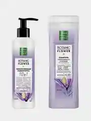 Подарочный набор Чистая линия BOTANIC FLOWER Шампунь, 250 мл и Сыворотка для волос, 160 мл