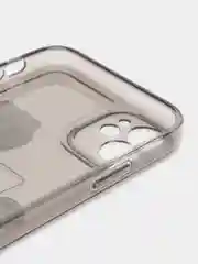 Молочный чехол для iPhone 11, 12, 13, 14, Pro Max с принтом, с защитой камеры, прозрачный айфон