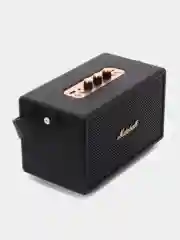 Черный музыкальная колонка, с Bluetooth подключением и ремешком для переноски
