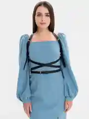 Черный портупея женская
