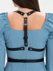 Черный портупея женская