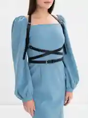 Черный портупея женская
