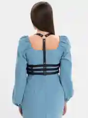 Серый портупея женская