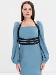 Серый портупея женская
