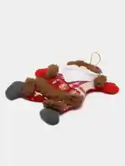 Кремовый новогодние игрушки на елку "Дед Мороз", "Снеговик", "Олень", "Мишка"