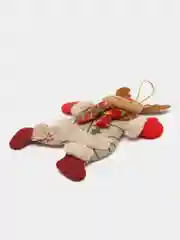 Молочный новогодние игрушки на елку "Дед Мороз", "Снеговик", "Олень", "Мишка"