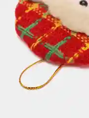 Прозрачный новогодние игрушки на елку "Дед Мороз", "Снеговик", "Олень", "Мишка"