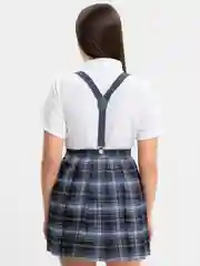 Серый подтяжки женские, унисекс, 2.5 см