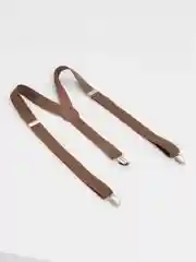 Коричневый подтяжки женские, унисекс, 2.5 см