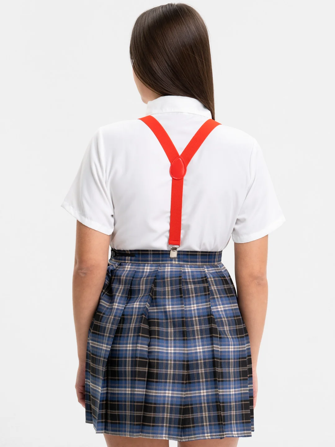 Красный подтяжки женские, унисекс, 2.5 см
