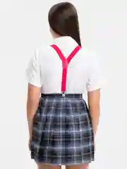 Розовый подтяжки женские, унисекс, 2.5 см