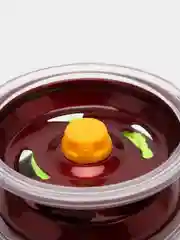 Бордовый йо-йо, металлическая игрушка антистресс, с резиновой кромкой
