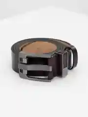 Коричневый ремень мужской из натуральной кожи, 125 см, 4 цвета