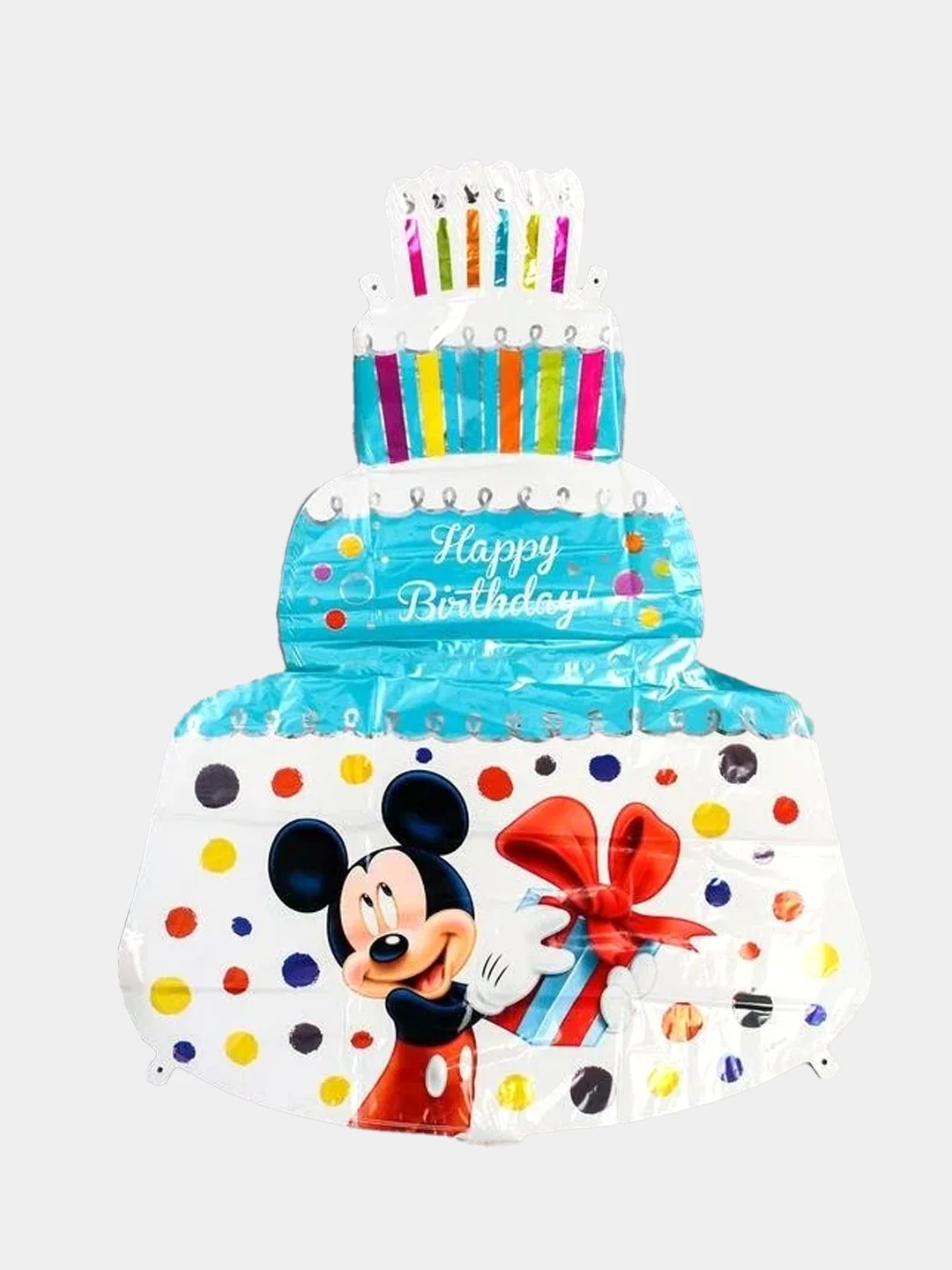 Набор фольгированных шаров Happy Birthday, С днем рождения для мальчика Микки Маус