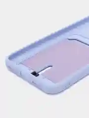 Лавандовый силиконовый чехол для Xiaomi Redmi Note 7 (Сяоми Нот 7), с карманом для карт