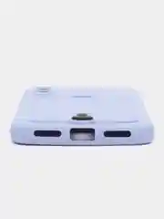 Лавандовый силиконовый чехол для Xiaomi Redmi Note 7 (Сяоми Нот 7), с карманом для карт