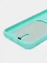 Мятный силиконовый чехол для Xiaomi Redmi Note 7 (Сяоми Нот 7), с карманом для карт