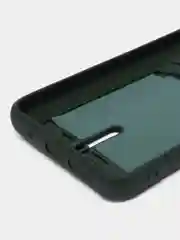 Тёмно-зелёный чехол силиконовый для Xiaomi Redmi 9T (Редми 9Т), с защитой камеры