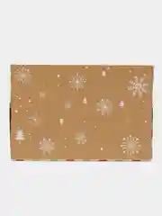 Разноцветный новогодние складные коробки для подарков, десертов