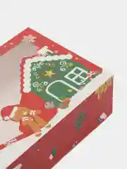 Красный новогодние складные коробки для подарков, десертов