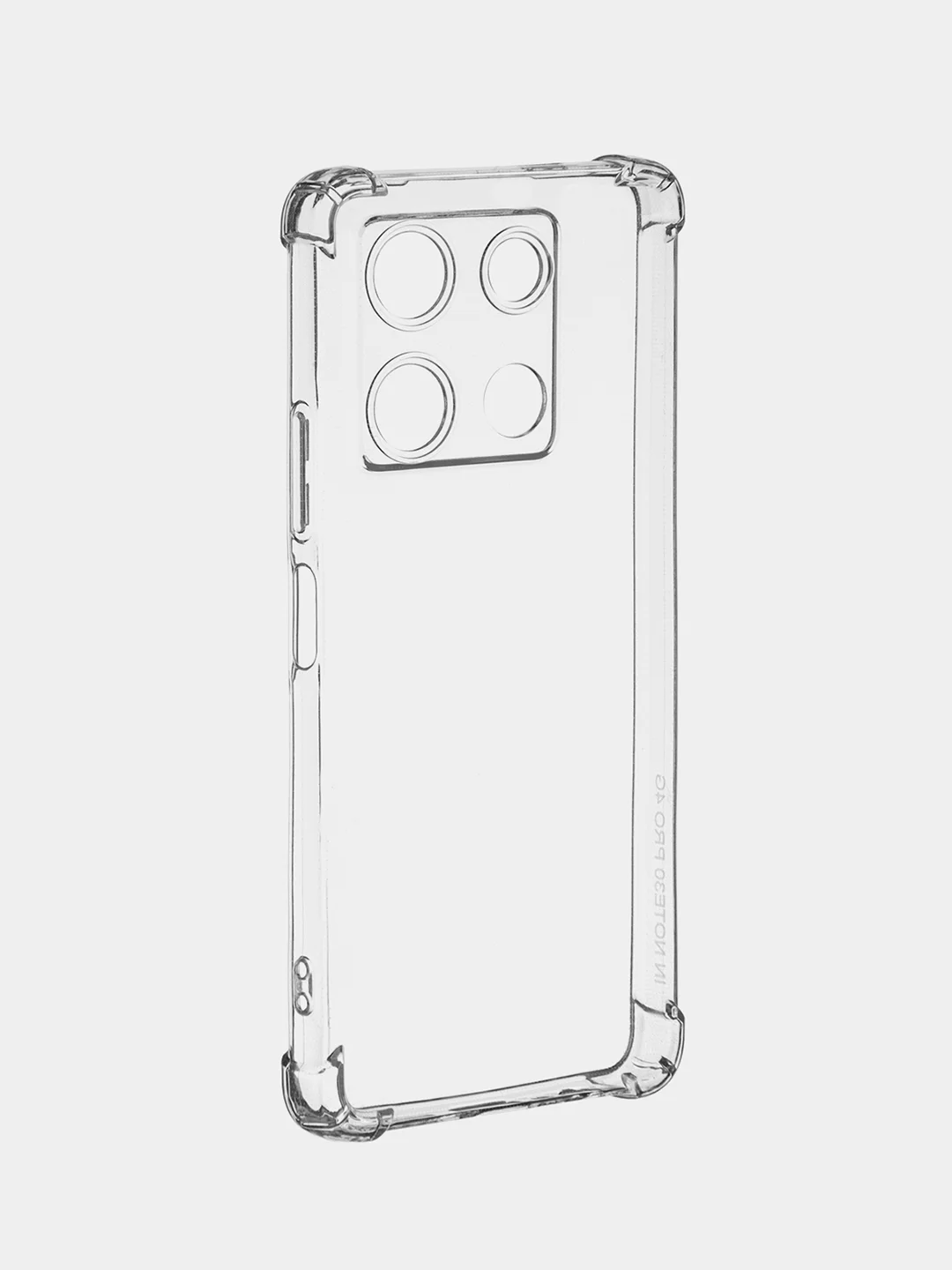 Прозрачный противоударный чехол BROSCORP для Infinix Note 30 Pro, силиконовый, с усиленными углами