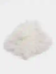 Белый мишура белая d=10 / 7,5 см, 200 см. / Новогодние украшения