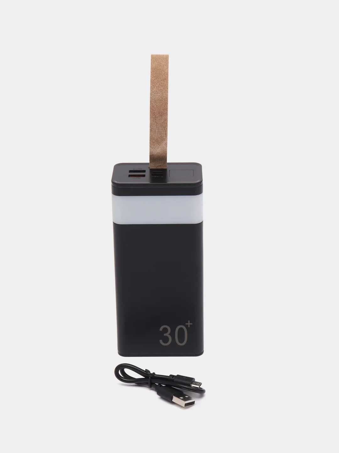 Черный повербанк 30000 mAh