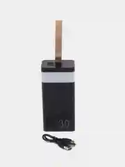 Черный повербанк 30000 mAh