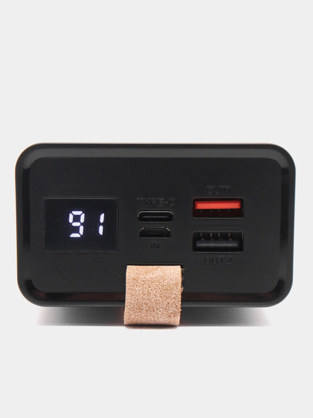 Черный повербанк 30000 mAh