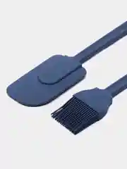 Синий малибу Набор 2 пр: кисточка кондитерская, лопатка, силикон
