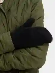 Черный женские варежки