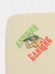 Красный набор банный: шапка, варежка, коврик