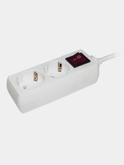 Удлинитель IEK У02К-выкл.,2 места 2P+PE/3м, 3х1мм2, 16А/250В