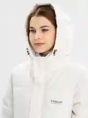 Молочный куртка зимняя, женская