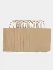 Пакет бумажный крафт с кручеными ручками, 70г/м2, 220 х 120 х 250