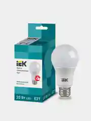 Лампа светодиодная шар IEK, 20Вт, Е27, 4000К, A60, ECO