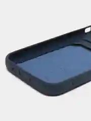 Синий чехол для iPhone, Айфон 14 / 13 / 12 / 11 / XR / XS / X / 8 / 7 / SE / PRO / MAX / PLUS / MINI, с кармашком для карт