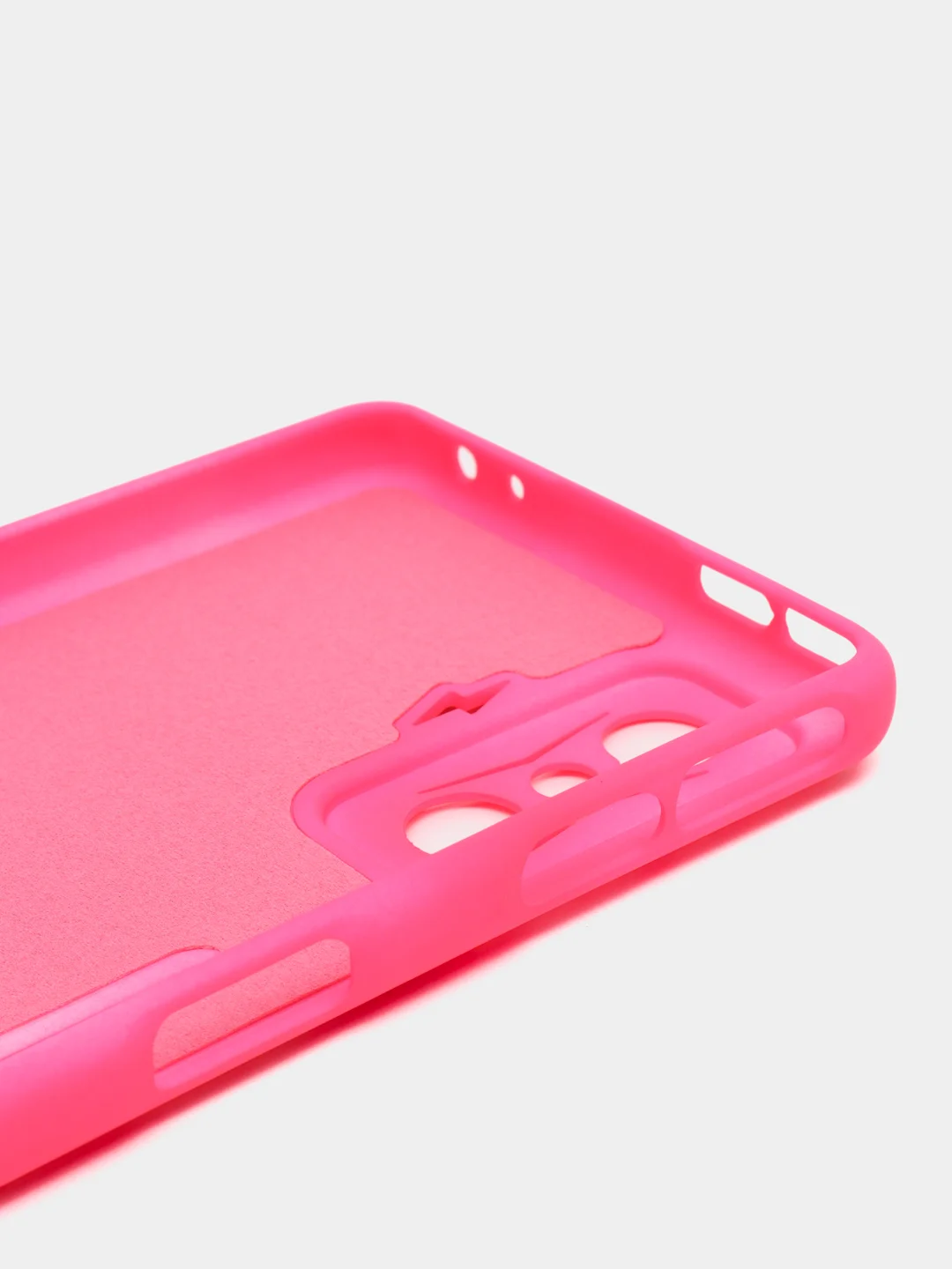 Фуксия чехол для Xiaomi Poco F4 GT, Poco F4 5G с защитой камеры и текстильной подложкой внутри