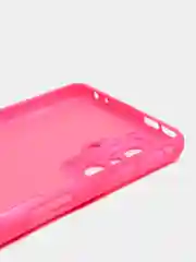 Фуксия чехол для Xiaomi Poco F4 GT, Poco F4 5G с защитой камеры и текстильной подложкой внутри