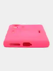 Фуксия чехол для Xiaomi Poco F4 GT, Poco F4 5G с защитой камеры и текстильной подложкой внутри