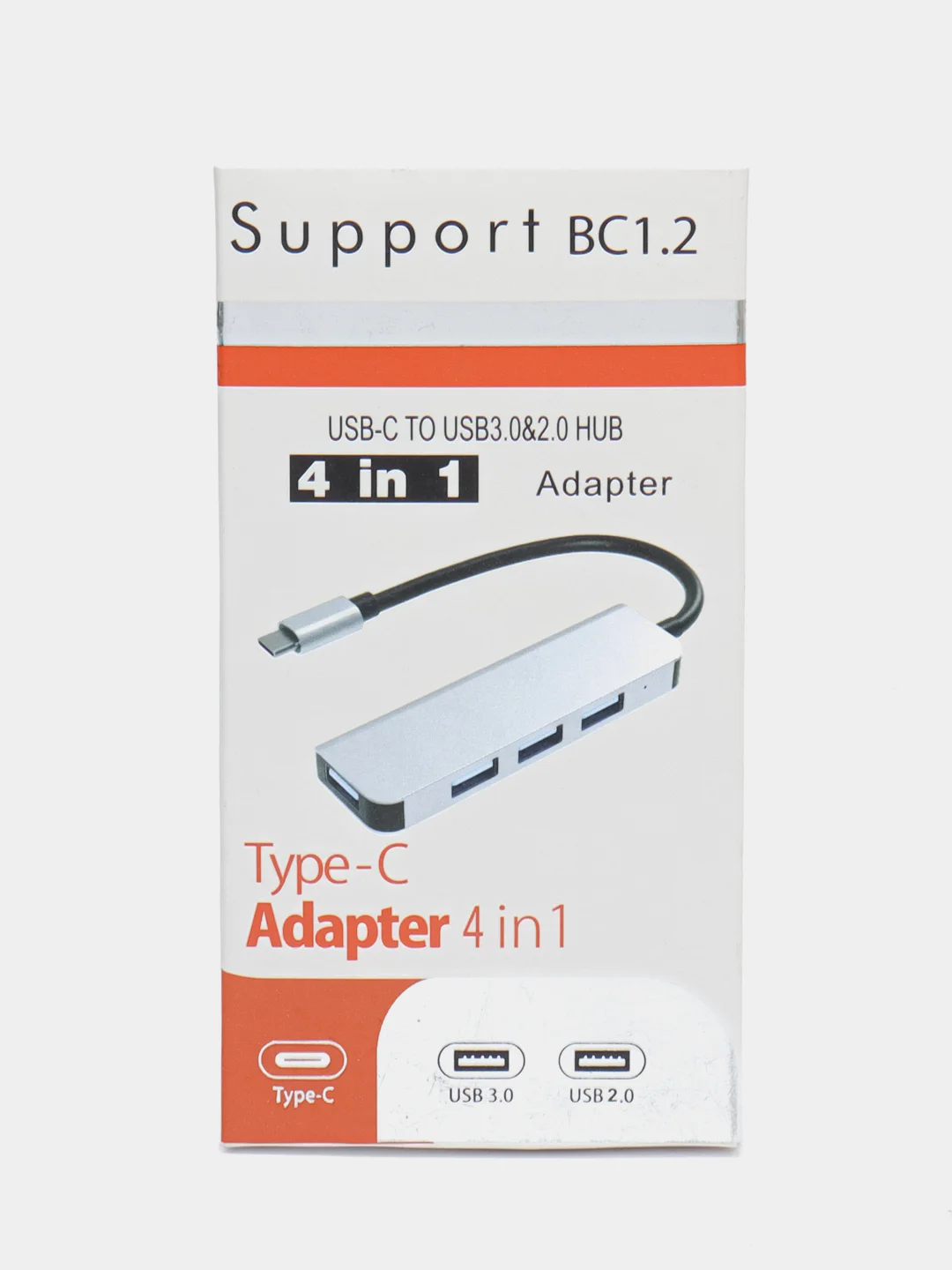 Черный адаптер Type-C - USB
